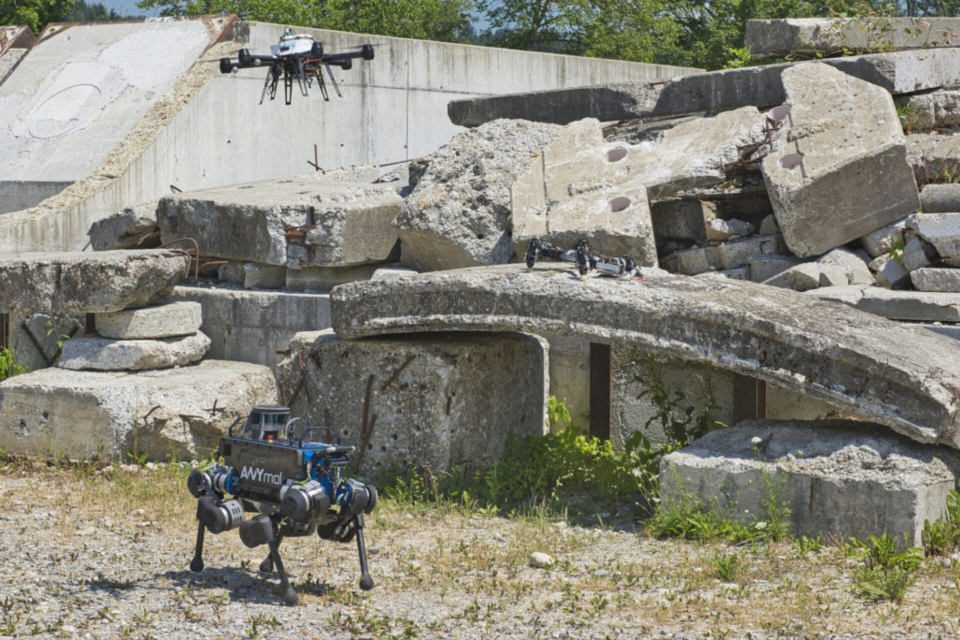 Robotica: collaborazione fra robot e droni in Svizzera