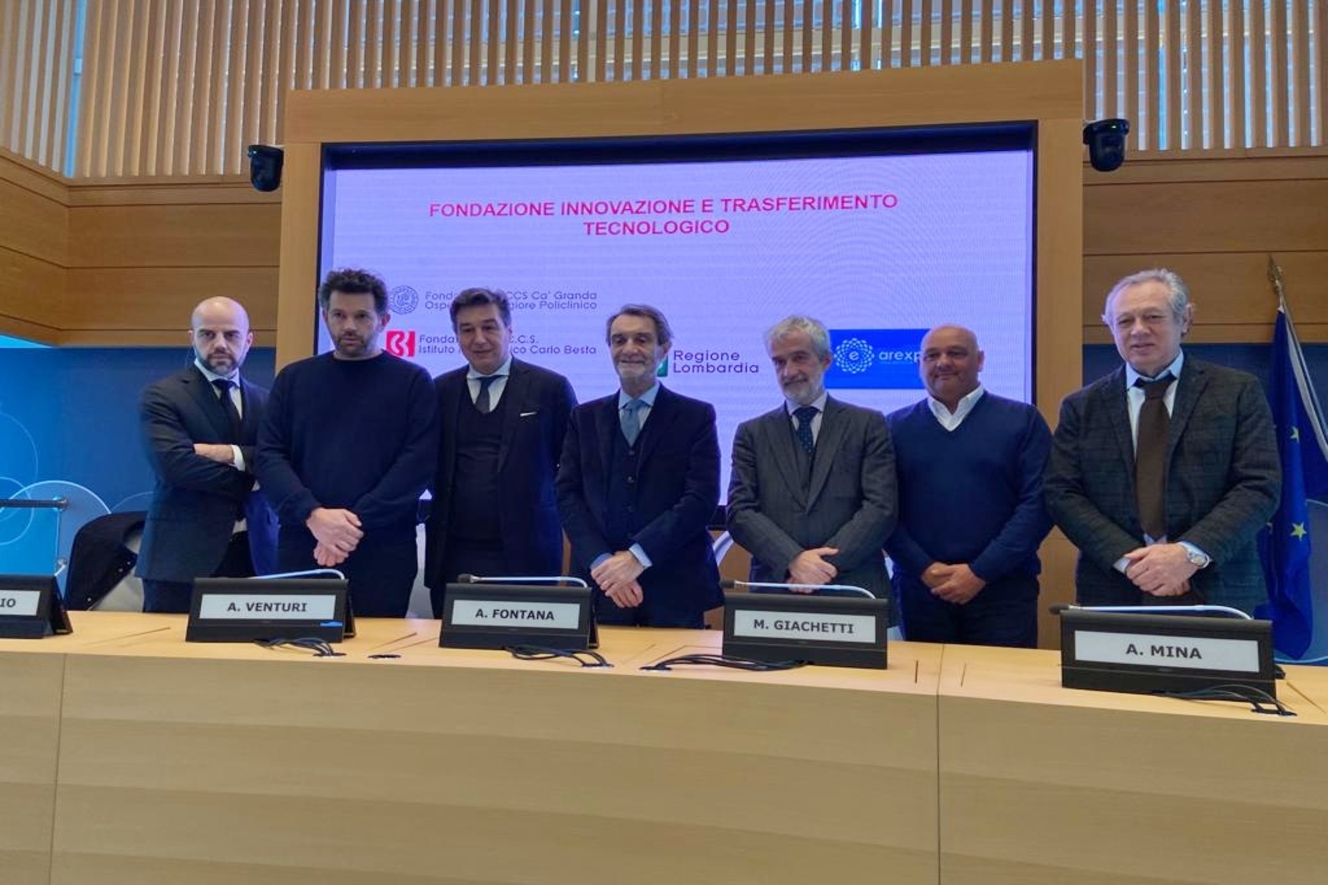 Scienze della vita: la conferenza stampa di presentazione a Palazzo Lombardia della “Fondazione per l’Innovazione e il Trasferimento Tecnologico sulle Scienze della Vita” o FITT