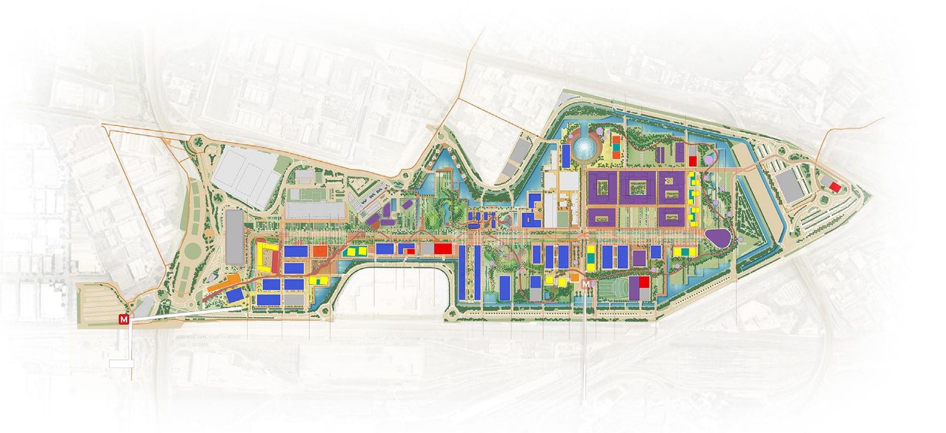 Scienze della vita: il rendering di MIND, il Milano Innovation District, un progetto di hub dell’innovazione che sorge nell’area utilizzata dall’esposizione universale del 2015 ed è curato da Arexpo