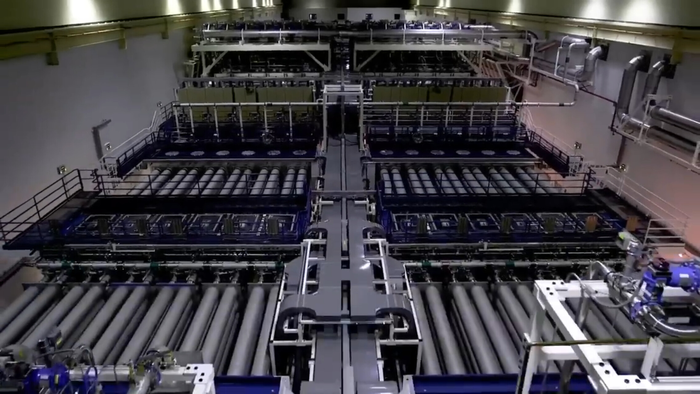 Fusione nuclerare: uno screenshot del filmato di presentazione della fusione nucleare controllata a Livermore: la sede della National Ignition Facility in California