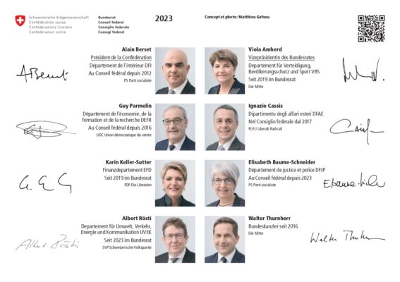 l Consiglio Federale al lavoro e proiettato al WEF 2023 di Davos