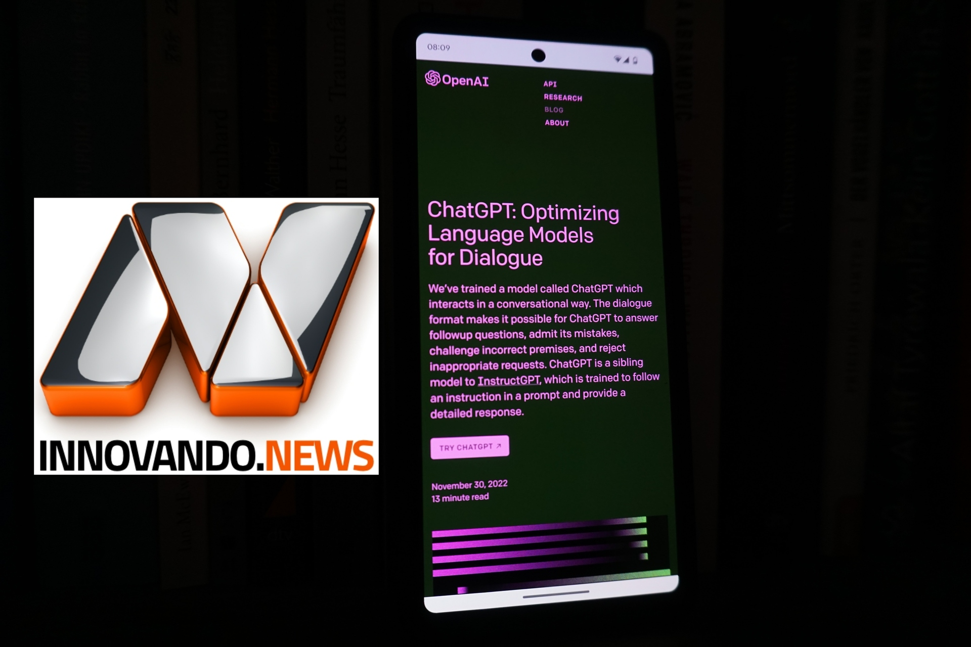 ChatGPT: abbiamo intervistato ChatGPT di OpenAI chiedendole di parlarci di Innovando.News e del rapporto fra il giornalismo e la comunicazione