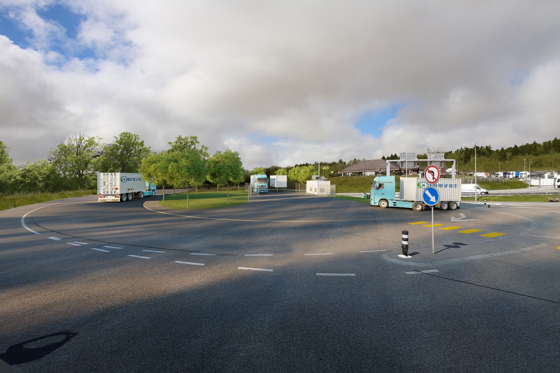 Idrogeno: a Grauholz Sud, vicino a Berna, la società SOCAR Energy Switzerland costruirà la prima stazione di rifornimento di idrogeno su un'autostrada svizzera