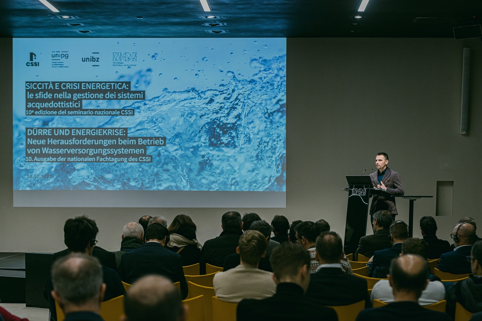 Acqua: il summit “Siccità e crisi energetica: le sfide nella gestione dei sistemi acquedottistici - Dürre und Energiekrise: Neue Herausforderungen beim Betrieb von Wasserversorgungssystemen” ospitato dal NOI Techpark di Bolzano