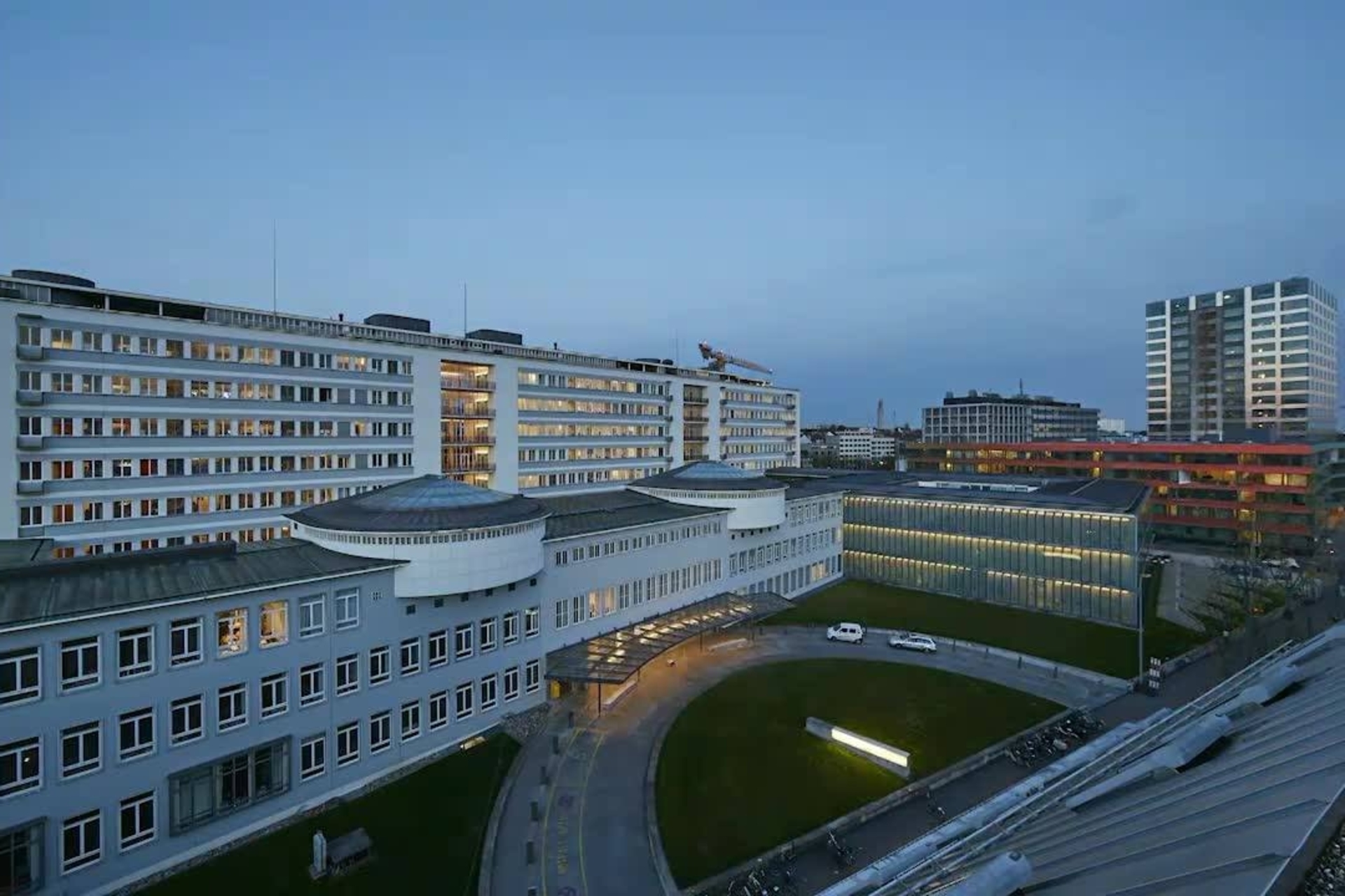 Ospedali universitari: la sede dell'Universitätsspital Basel od Ospedale Universitario della città di Basilea in Svizzera