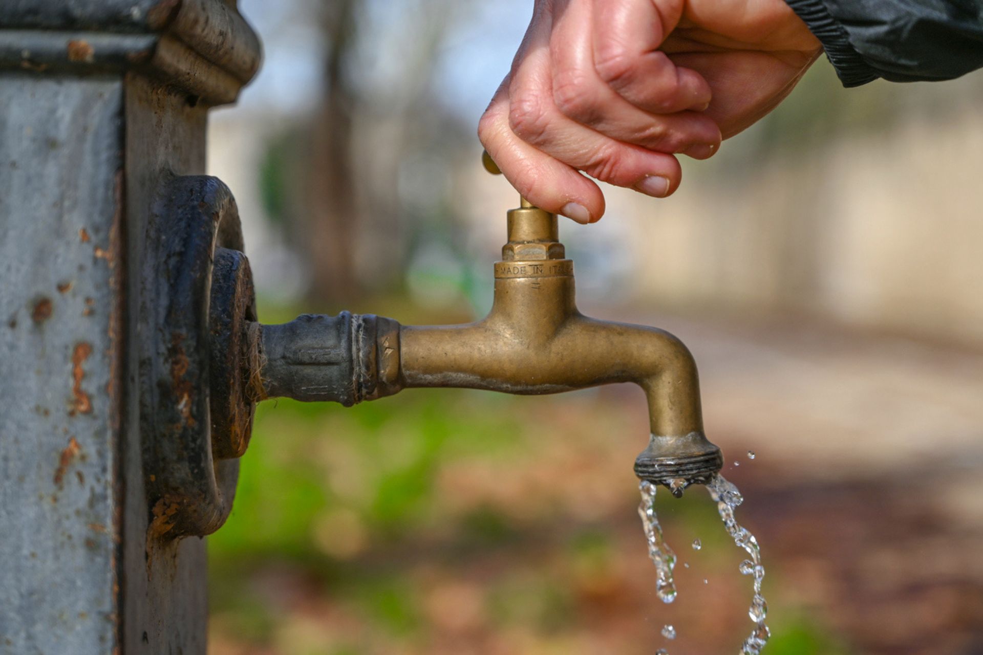 rubinetto d'acqua