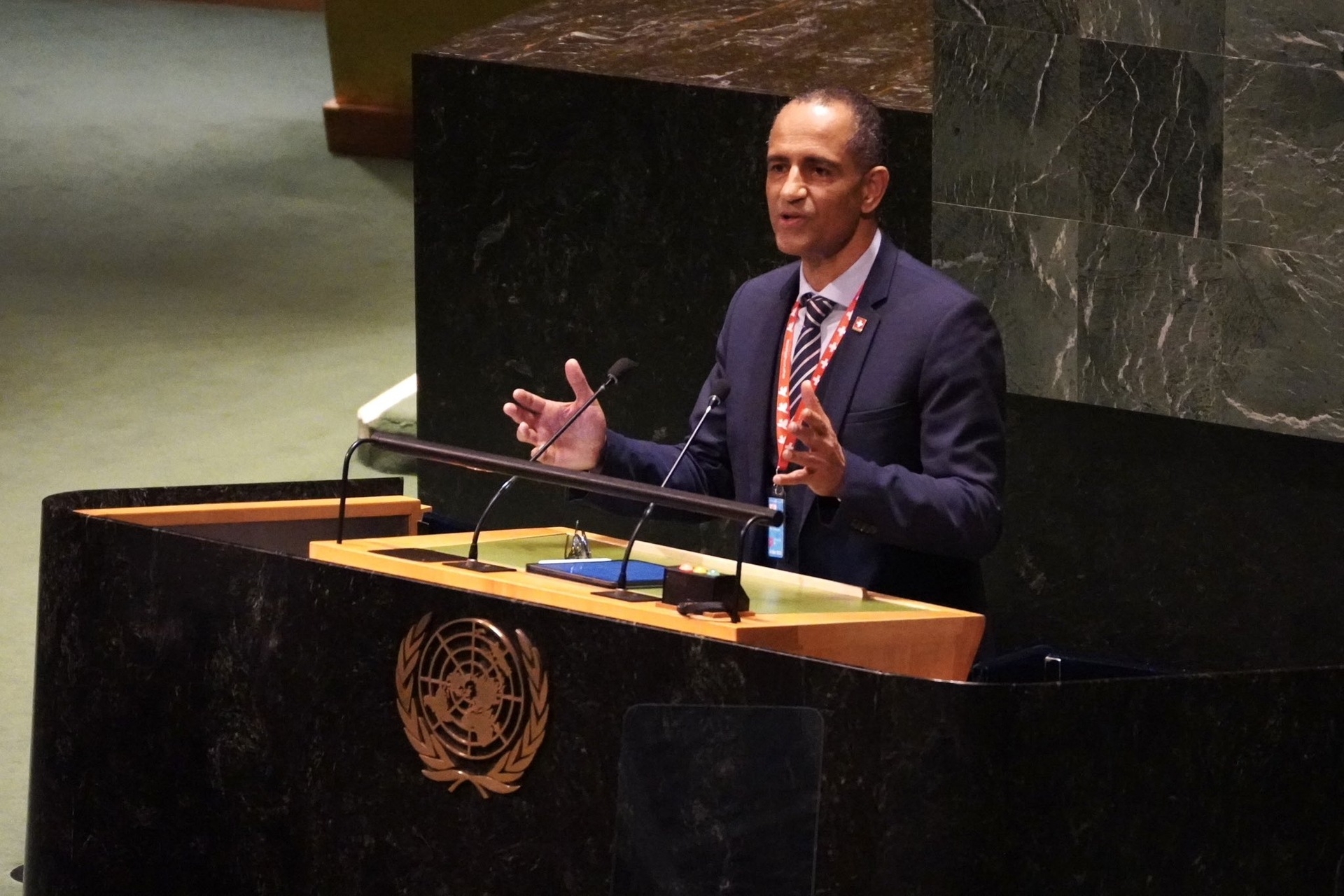 Blue Pace: l’intervento dello svizzero Christian Frutiger alla Conferenza delle Nazioni Unite sull’acqua 2023 di New York