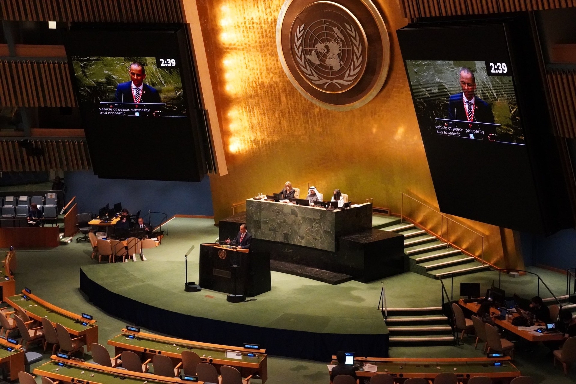 Blue Pace: l’intervento dello svizzero Christian Frutiger alla Conferenza delle Nazioni Unite sull’acqua 2023 di New York