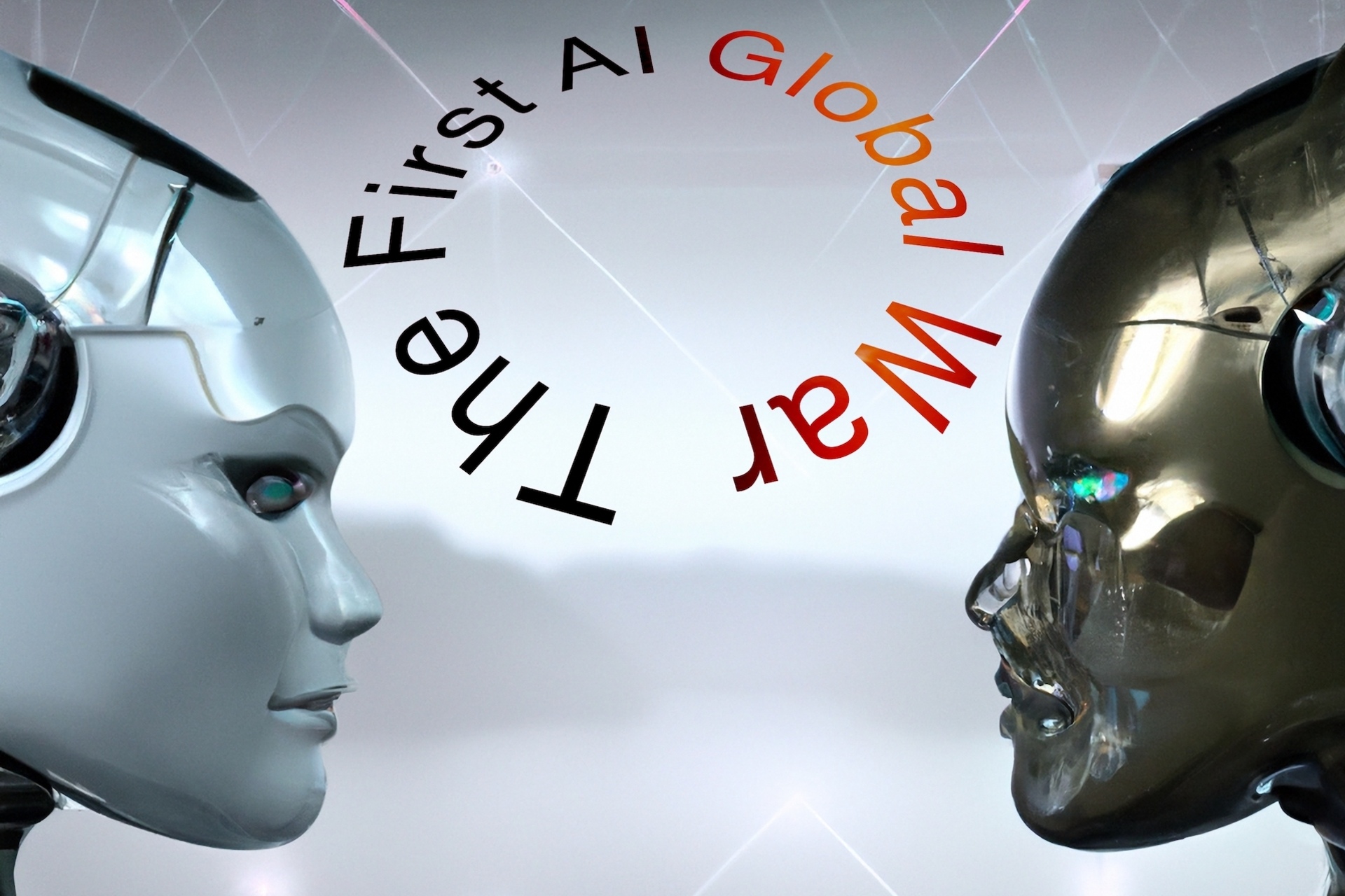 Intelligenza Artificiale: una rappresentazione artistica della “First AI Global War”, letteralmente la “Prima Guerra Mondiale dell’Intelligenza Artificiale”, creata dall’autore dell’articolo con Dall-E