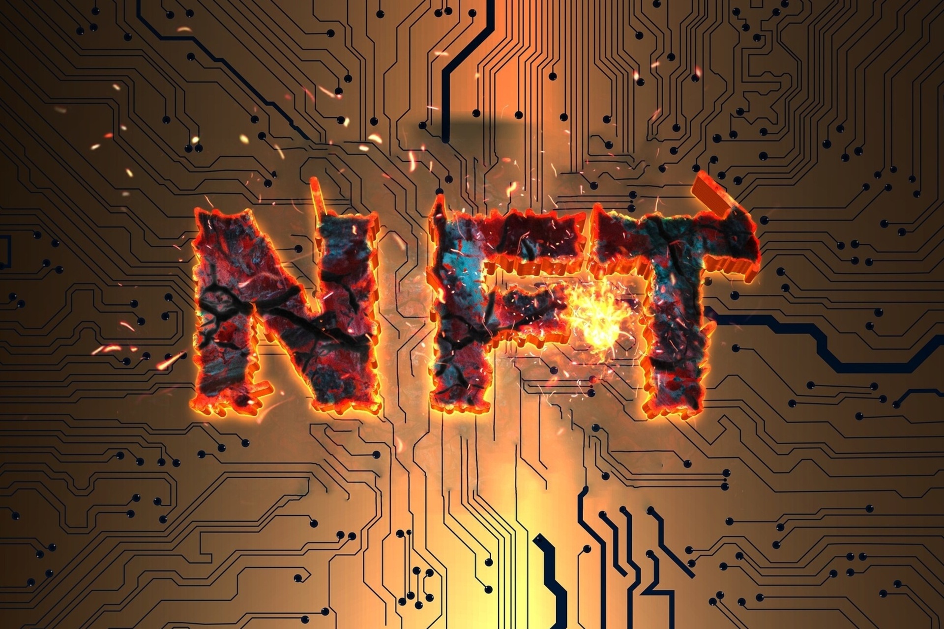 Non-Fungible Token: un Non-Fungible Token (NFT, in italiano “Gettone Non Fungibile o “Gettone Non Riproducibile”) è un tipo speciale di token, che rappresenta l'atto di proprietà e il certificato di autenticità, scritto su catena di blocchi, di un bene unico (digitale o fisico); i gettoni non fungibili non sono quindi reciprocamente intercambiabili, risultando perciò in contrasto con le criptovalute, come Bitcoin e molti gettoni di rete o di utilità, che sono per loro stessa natura fungibili, ovvero possono essere duplicati infinite volte in copie esattamente identiche ed interscambiabili