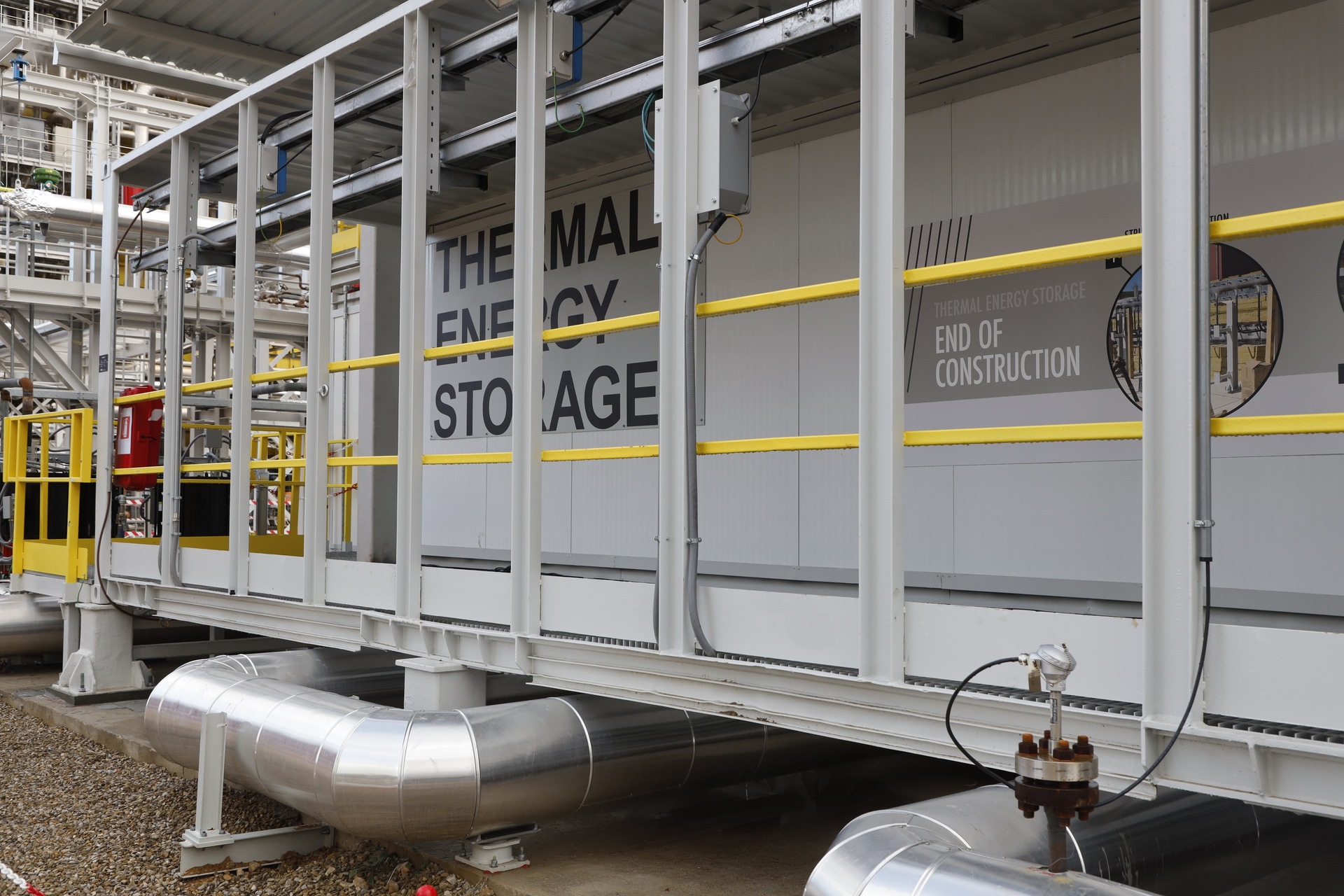 Energia: l’innovativo impianto di accumulo sostenibile Thermal Energy Storage (TES) di Gruppo Enel e Brenmiller Energy nella frazione Santa Barbara di Cavriglia, in provincia di Arezzo