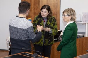 Informatica e fragilità: Cristina Giotto Boggia, Presidente e Direttore di ated-ICT Ticino, alla conferenza stampa di presentazione del progetto tecnologico e solidale di contrasto all’autismo il 2 marzo 2023 a Lugano