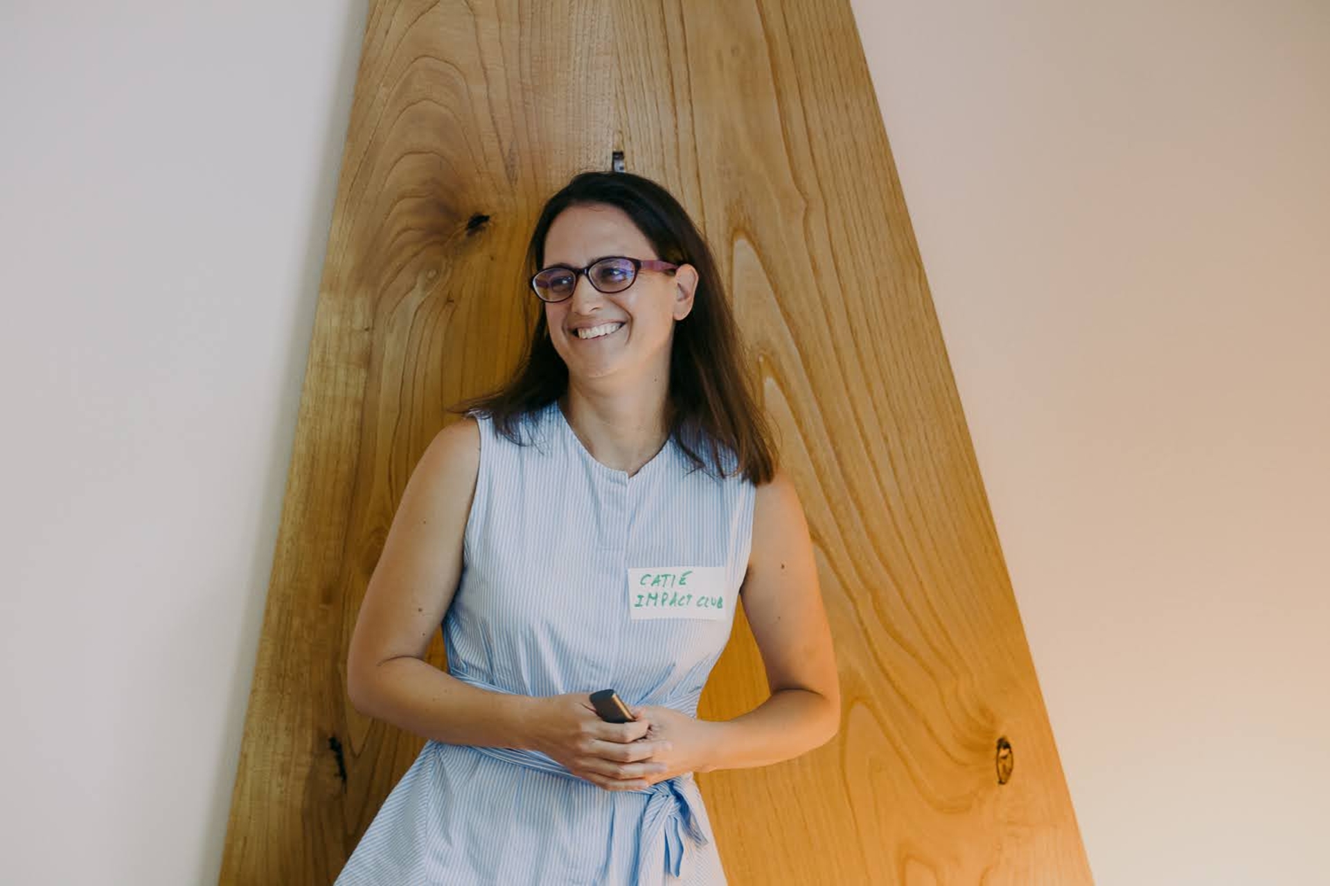 Impact Club: Catie Burlando, Impact Club incubator manager, alla prima edizione dell’iniziativa a incubatore a impatto organizzata nell’estate del 2022 dall’Impact Hub Ticino di Lugano
