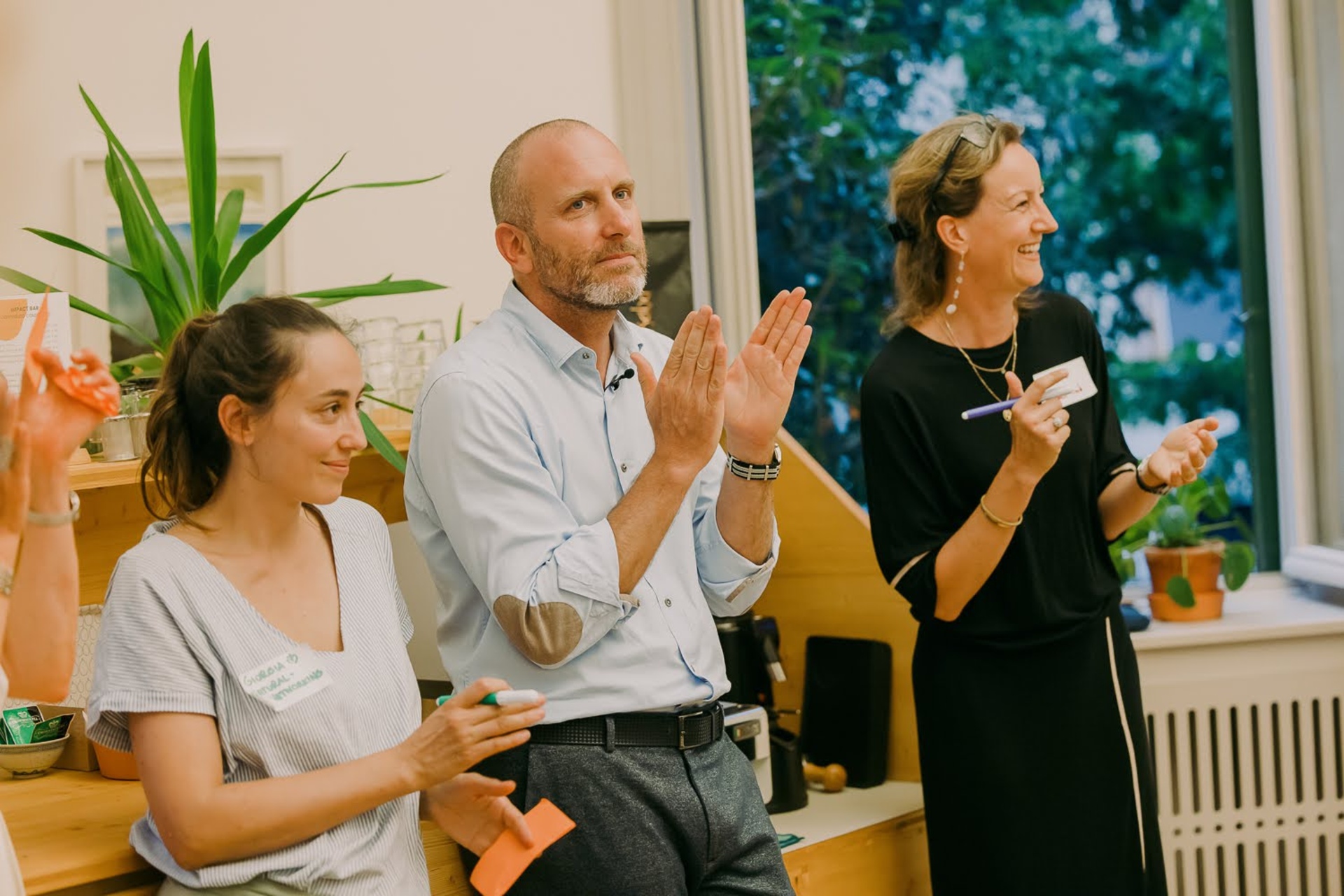 Impact Club: Tommaso Tabet, Managing director IHT / Impact Club, e Lisette van der Maarel, Finance & Accounting, alla prima edizione dell’iniziativa a incubatore a impatto organizzata nell’estate del 2022 dall’Impact Hub Ticino di Lugano