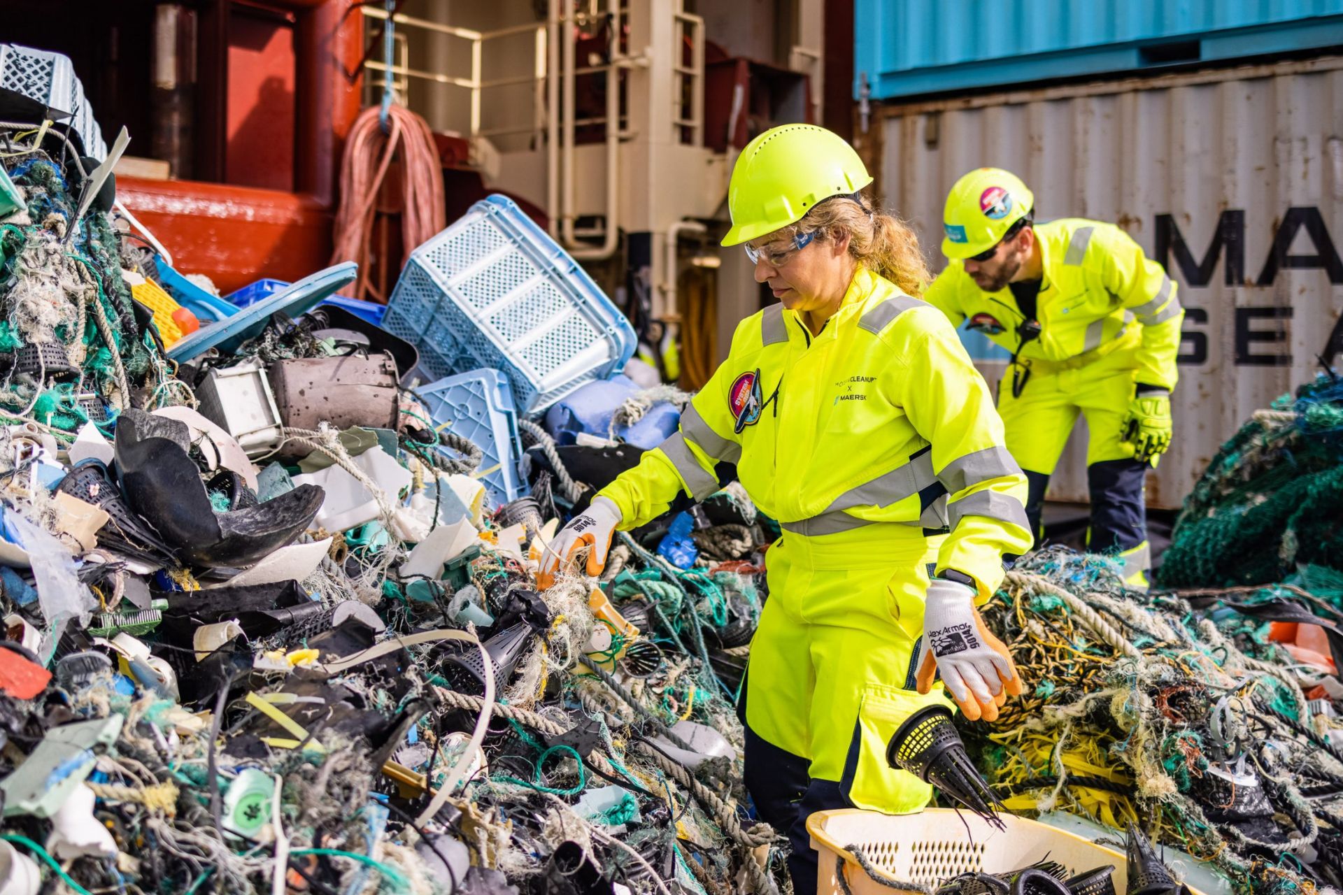 Ocean Cleanup: Plastica raccolta da Ocean Cleanup