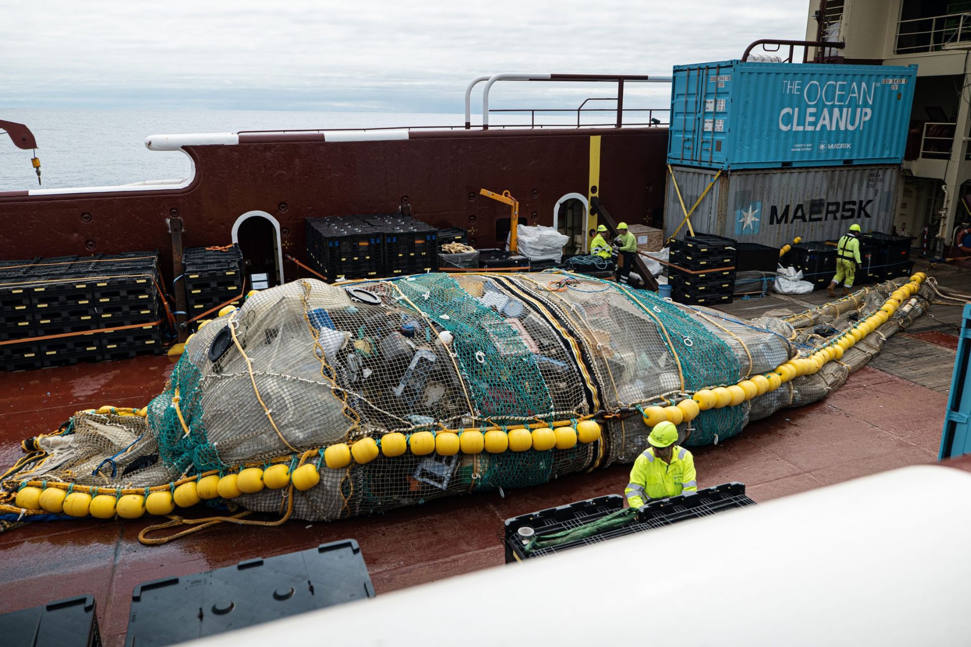 Ocean Cleanup: Plastica recuperata da Ocean Cleanup