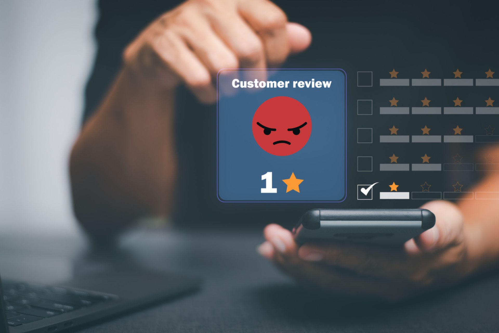 Codice del consumo: Un cliente fa recensioni