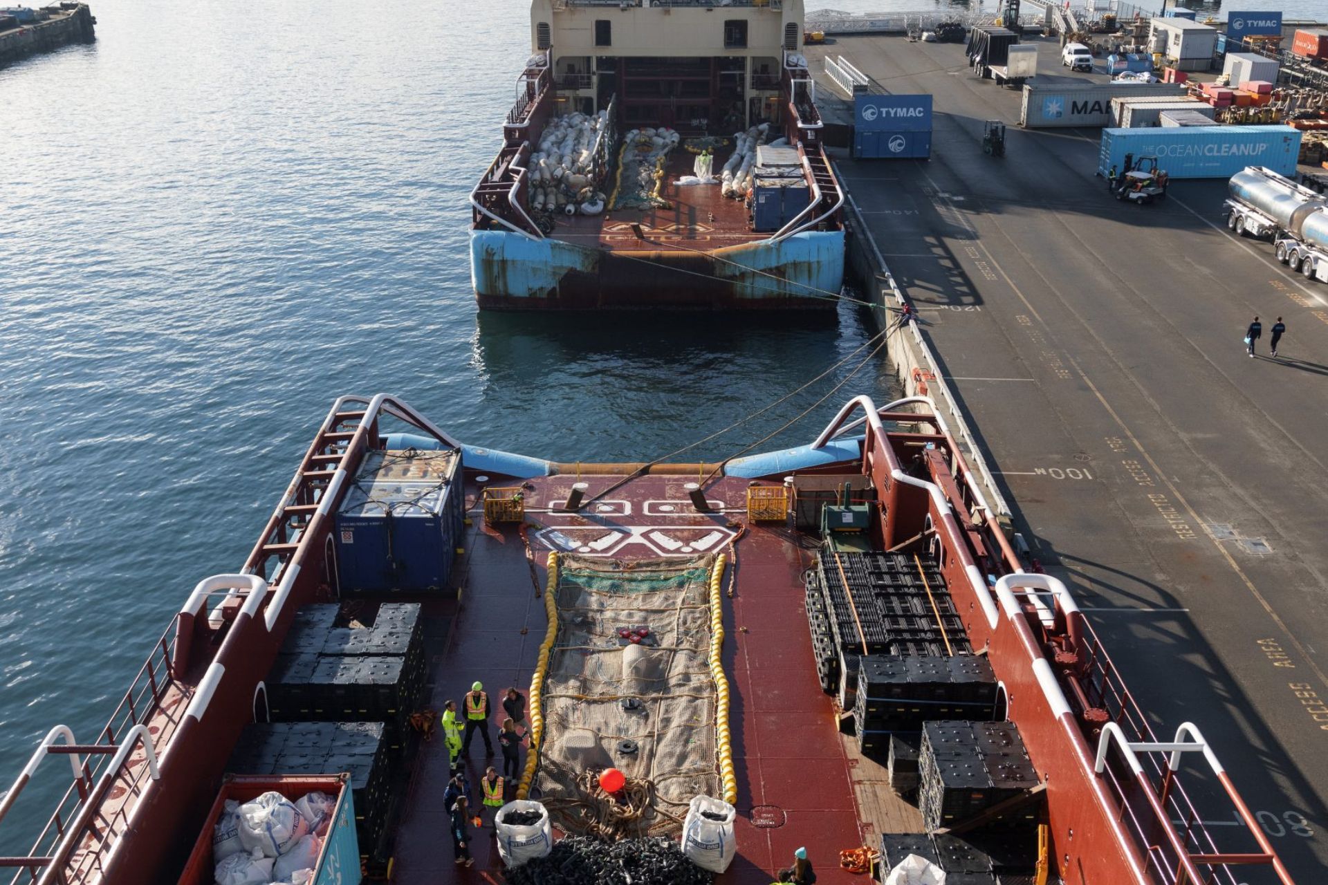 Ocean Cleanup: Una nave di Ocean Cleanup