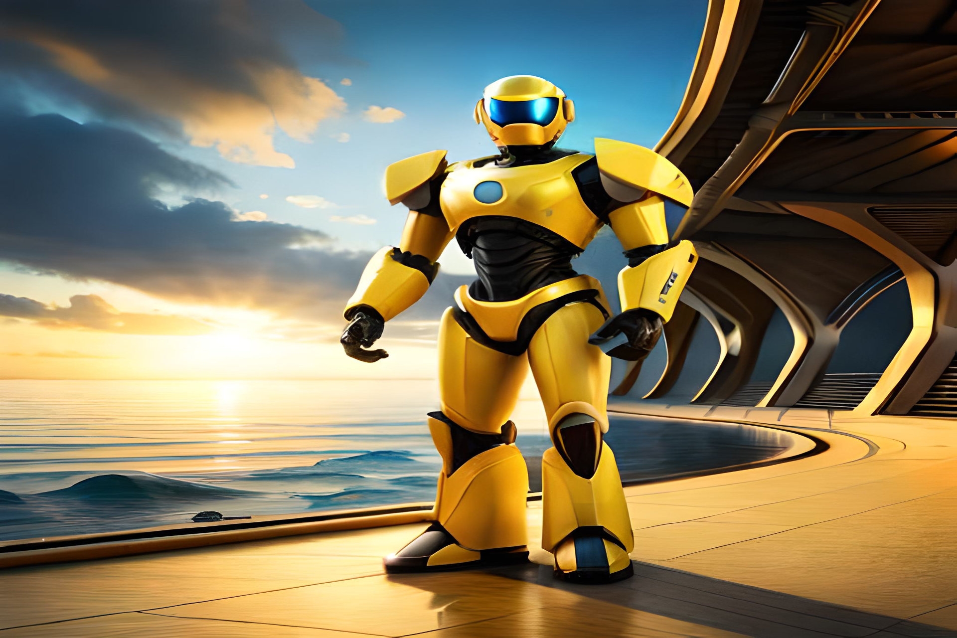 My AI: un'immagine generata con l'intelligenza artificiale di BlueWillow, la quale lavora tramite prompt su Discord e fa concorrenza a Midjourney