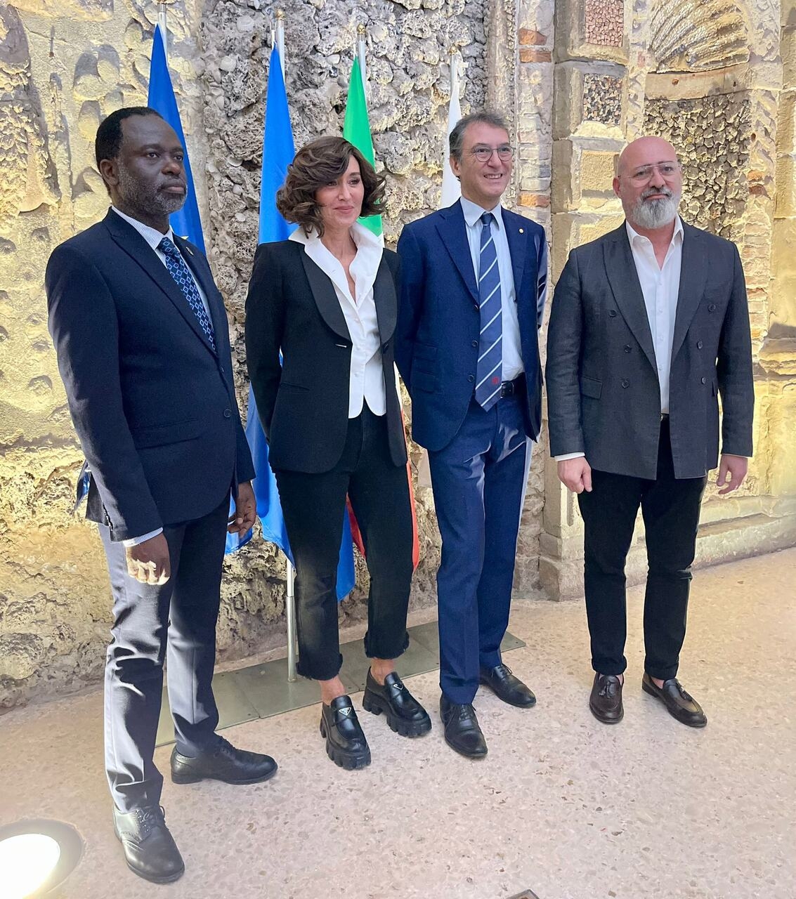 Bologna: Tshilidzi Marwala, Anna Maria Bernini, Giovanni Molari e Stefano Bonaccini