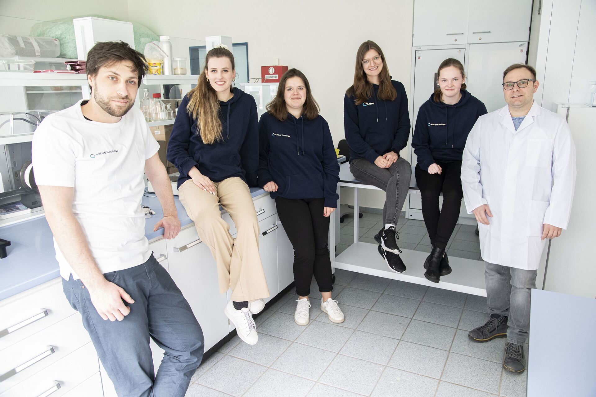 Tazza commestibile: lo staff di AllCup