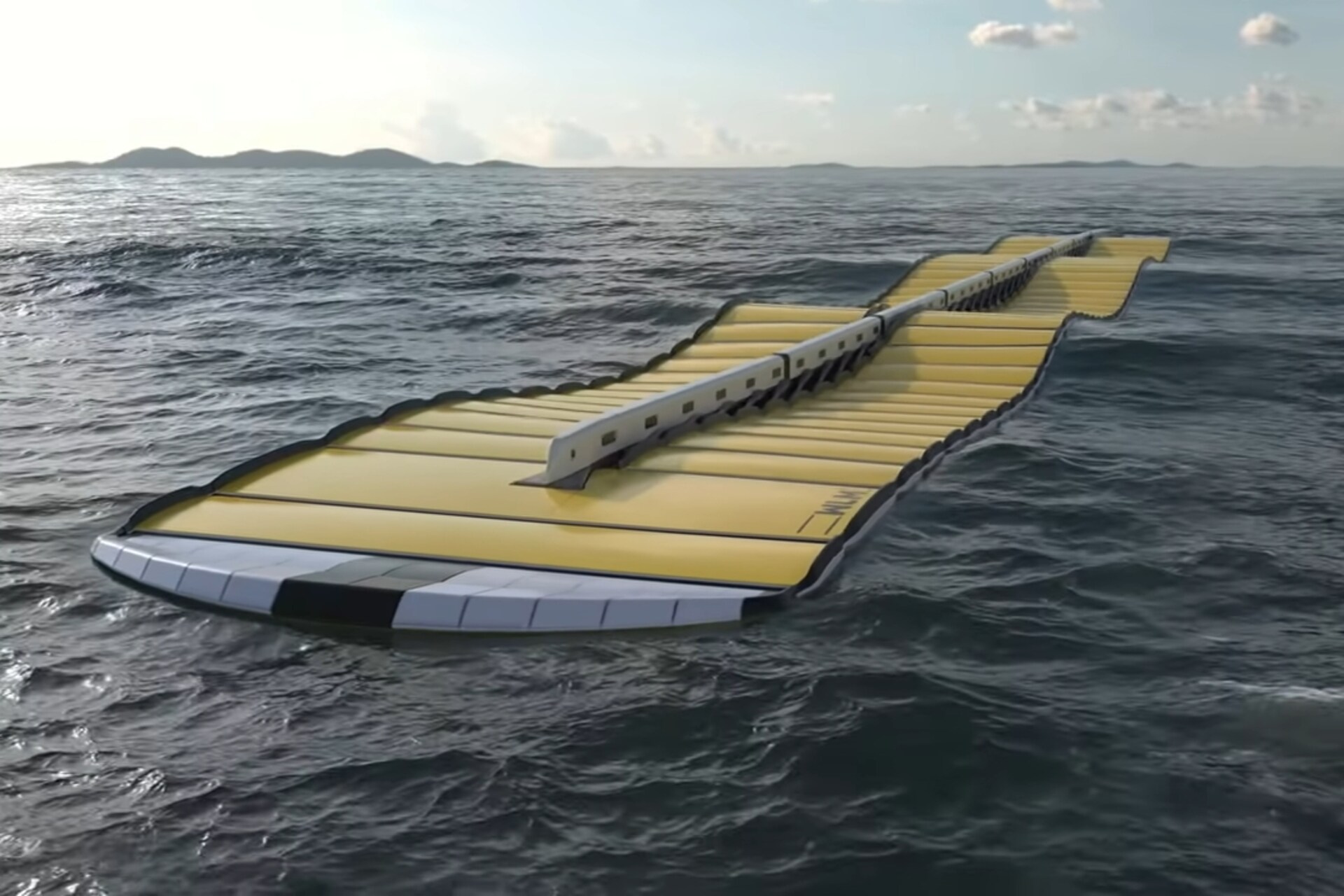 Così il "Waveline Magnet" produce energia con le onde del mare