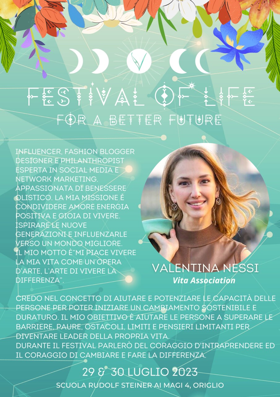 Festival della Vita: Valentina Nessi nel 2023