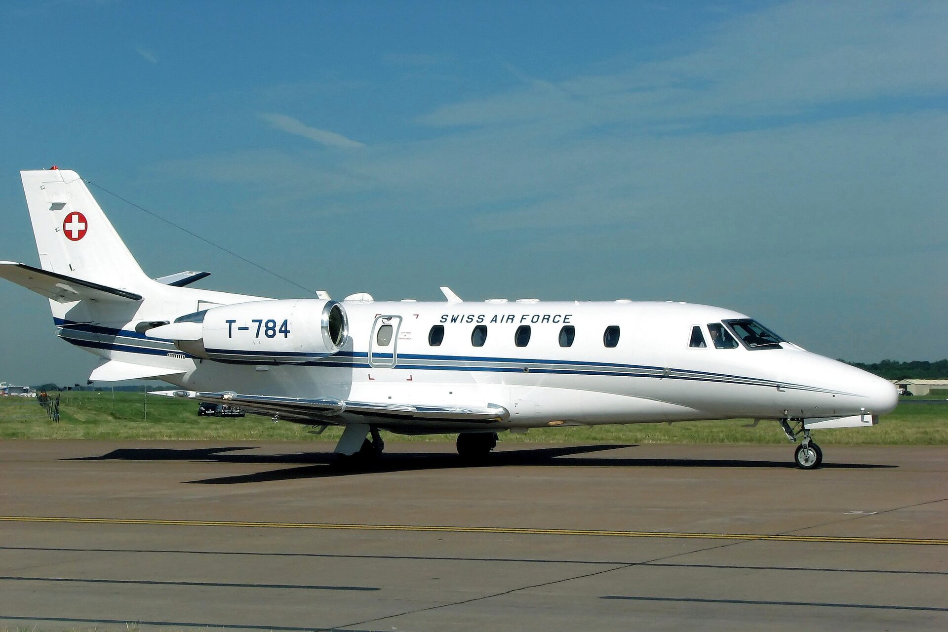 Forze Aeree Svizzere: il Cessna 560XL Citation Excel per i test della mobilità verde