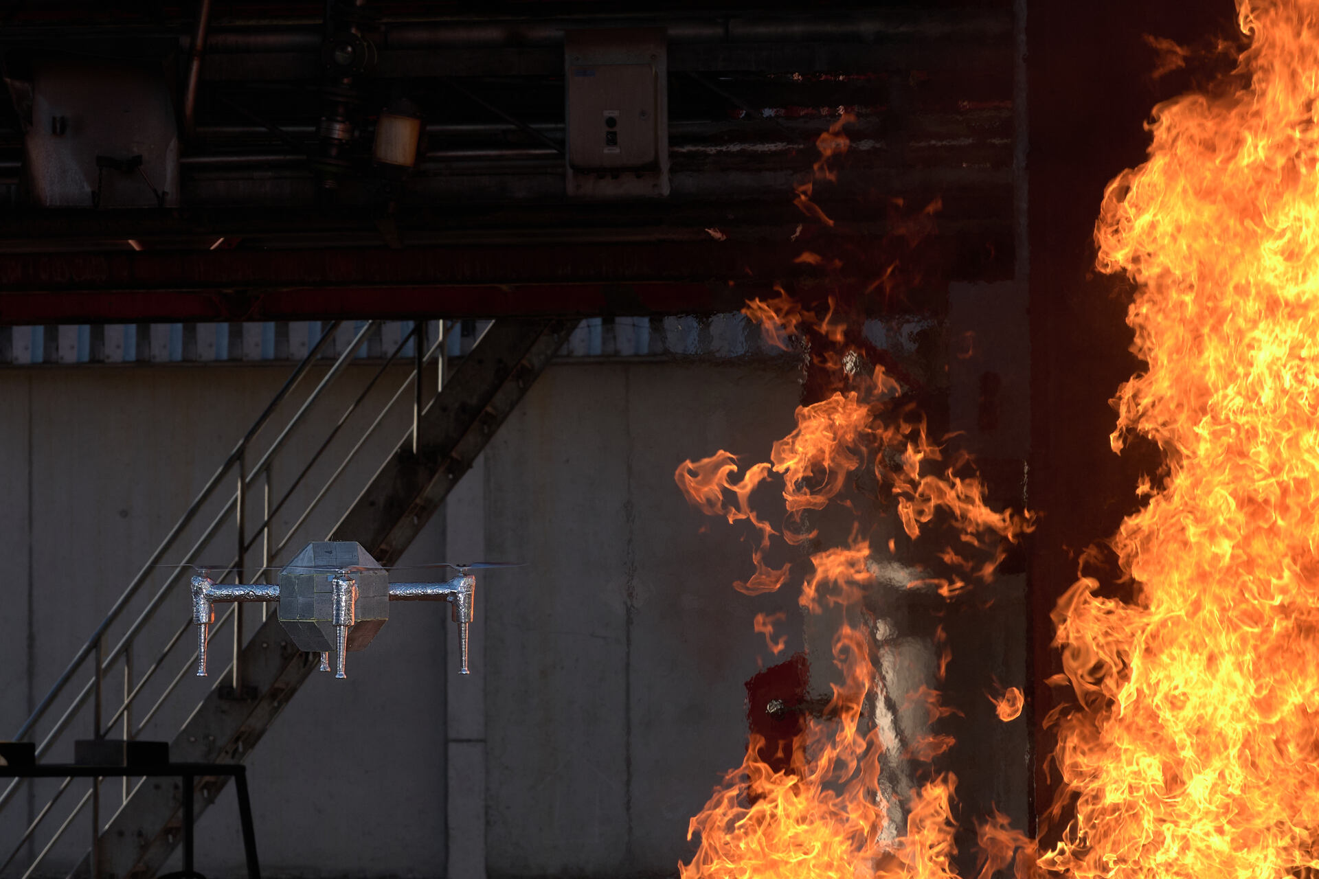 Drone: i test antincendio di Andelfingen
