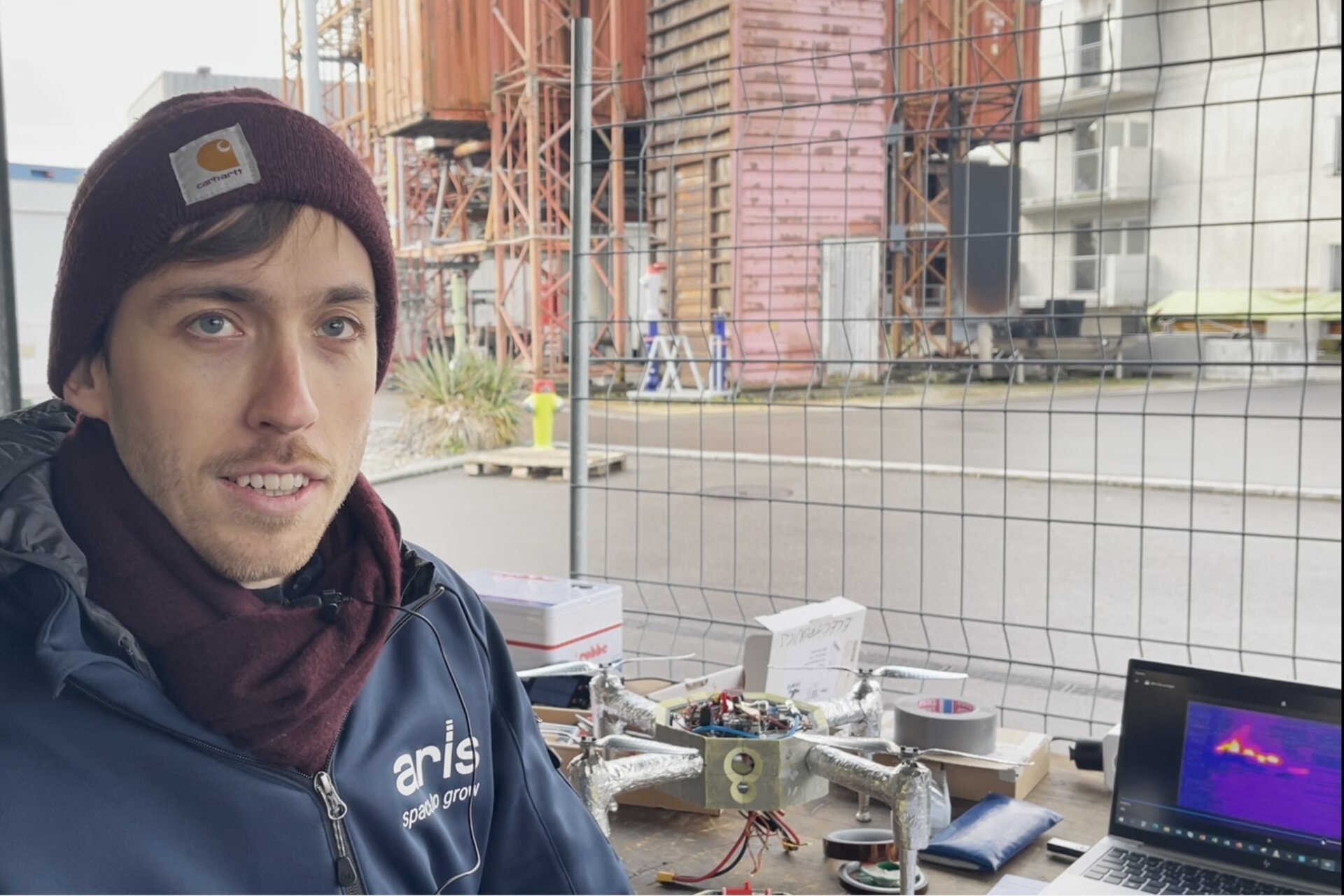 Drone: il ricercatore David Häusermann