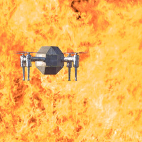Un nuovo drone anticendio anglosvizzero in aiuto ai vigili del fuoco