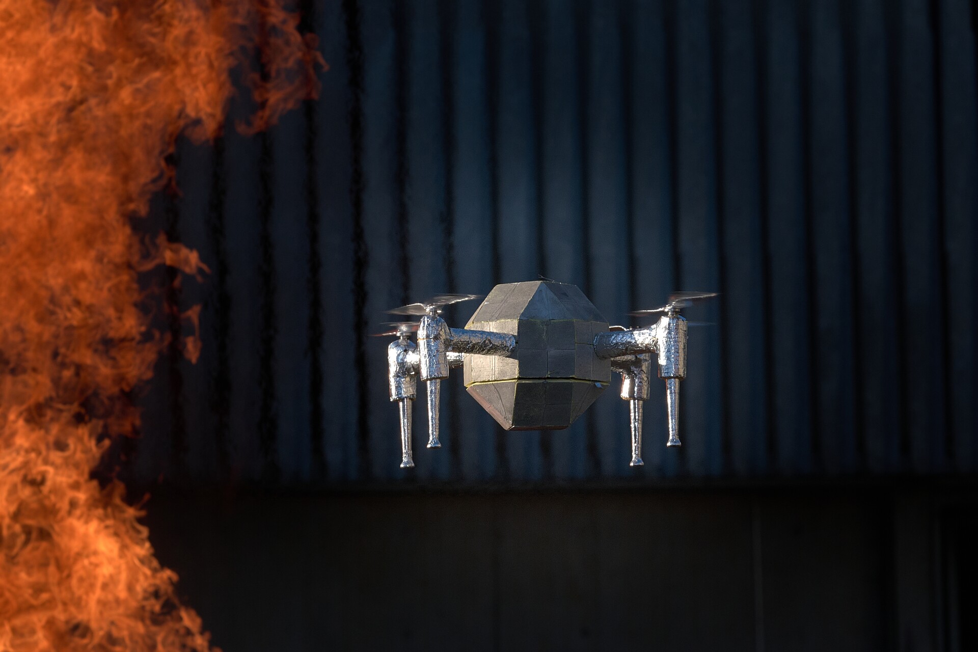 Drone: i test antincendio di Andelfingen