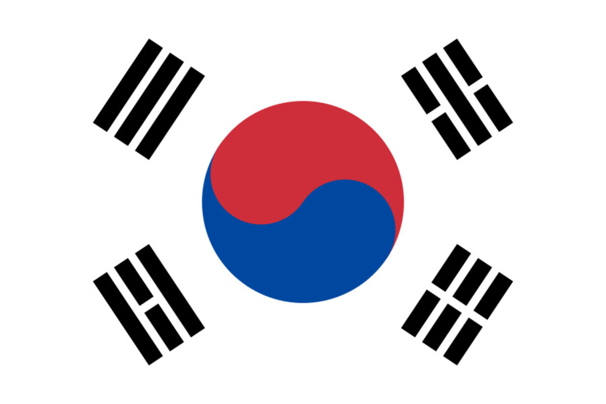 Sydkorea, symbol på nyheder fra landet på Innovando News