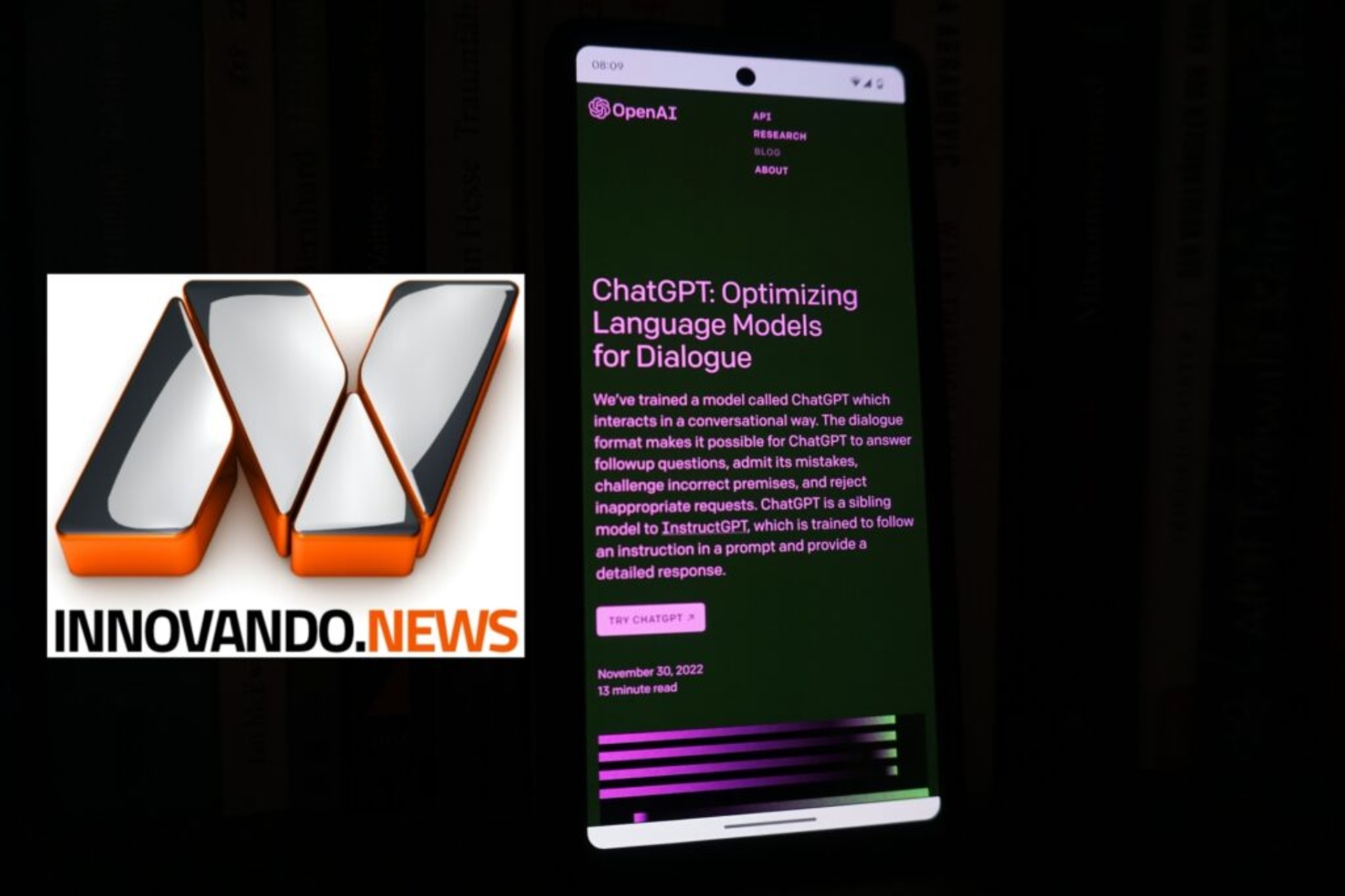 Innovazione e giornalismo: intervista a ChatGPT per descrivere Innovando.News