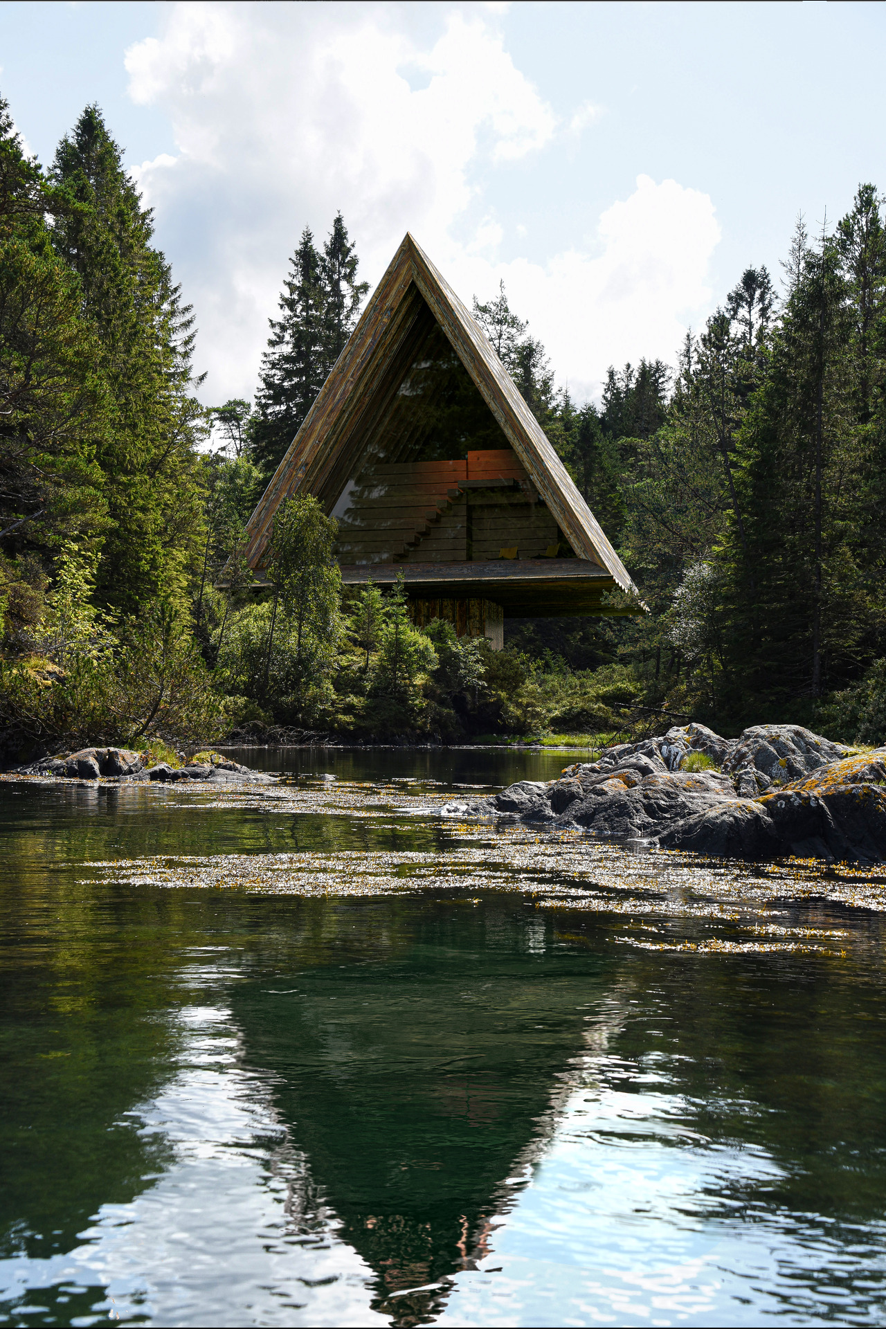 Vollebak Island: Wood House