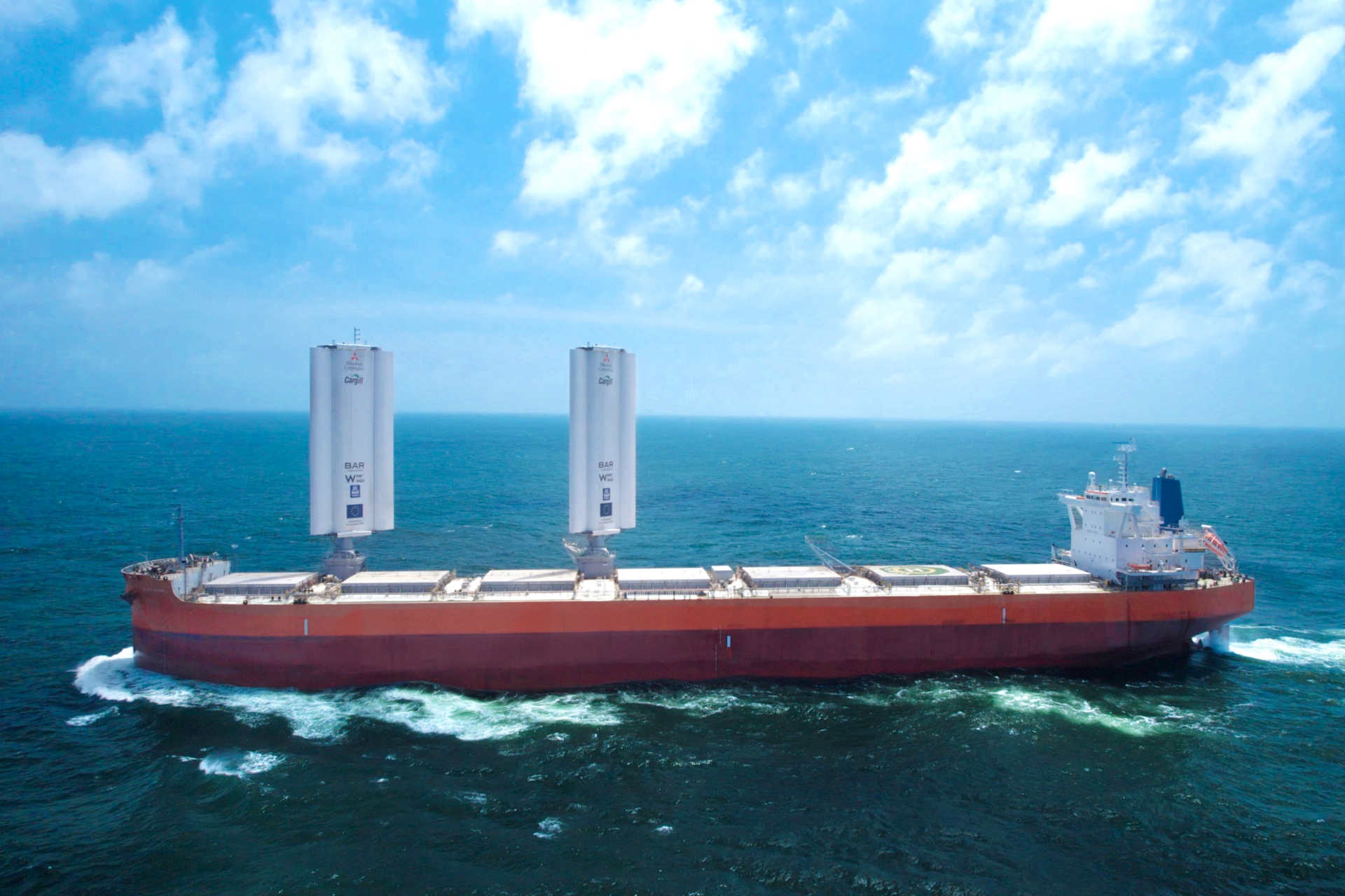 Il decennio dell'eolico: per le grandi navi basta il retrofitting