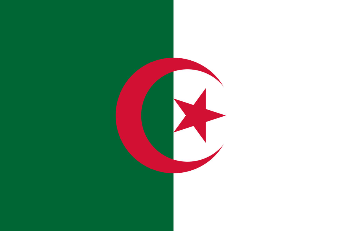 Bandiera dell’Algeria, simbolo delle notizie dal Paese su Innovando News