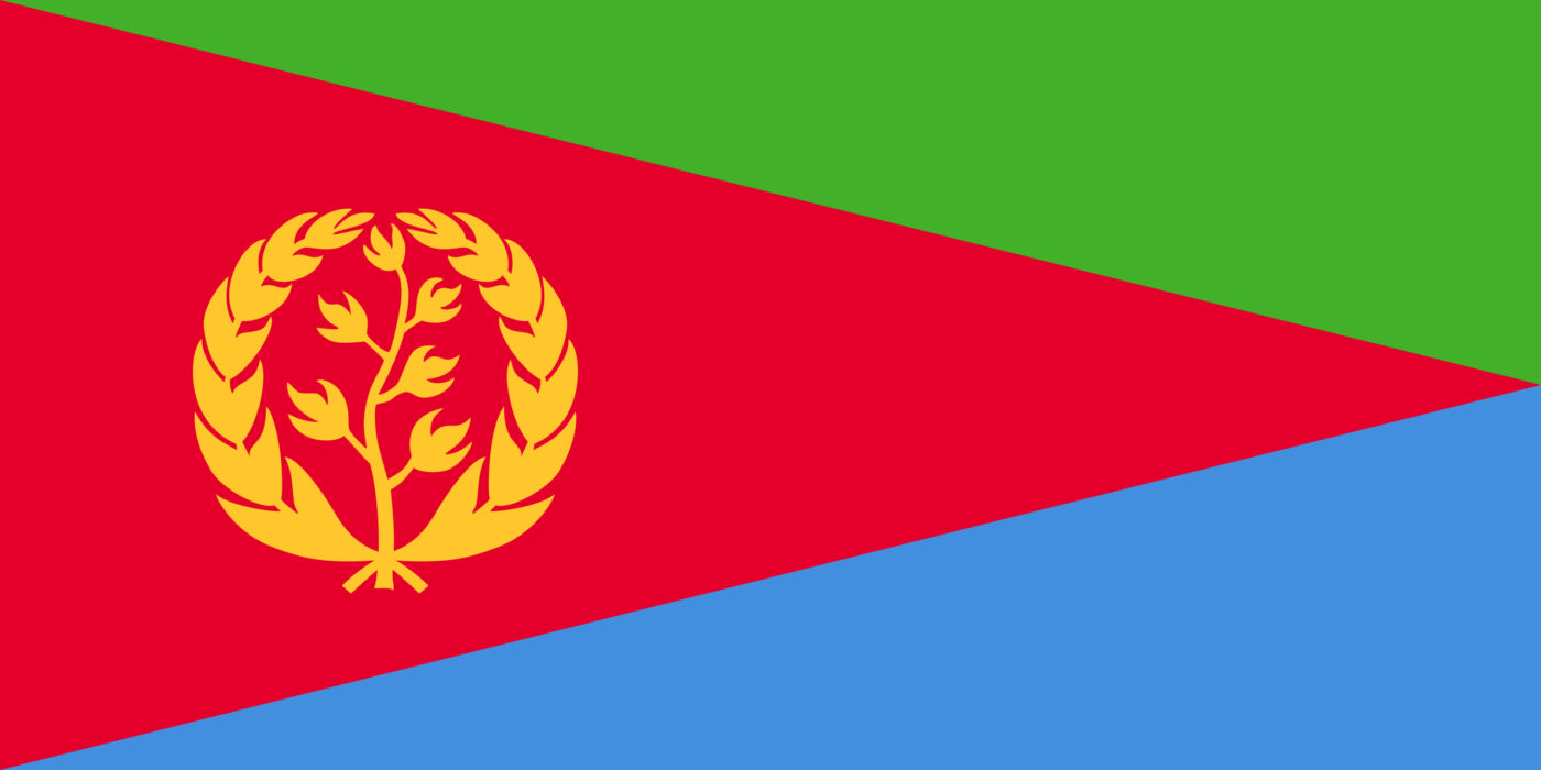Bandiera dell'Eritrea, simbolo delle notizie dal Paese su Innovando News