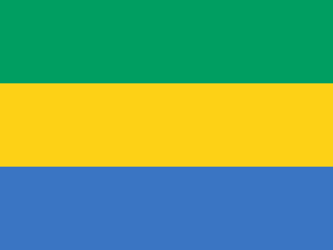 Bandiera del Gabon, simbolo delle notizie dal Paese su Innovando News