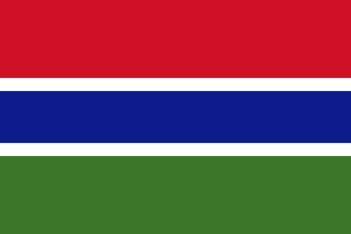Bandiera del Gambia, simbolo delle notizie dal Paese su Innovando News