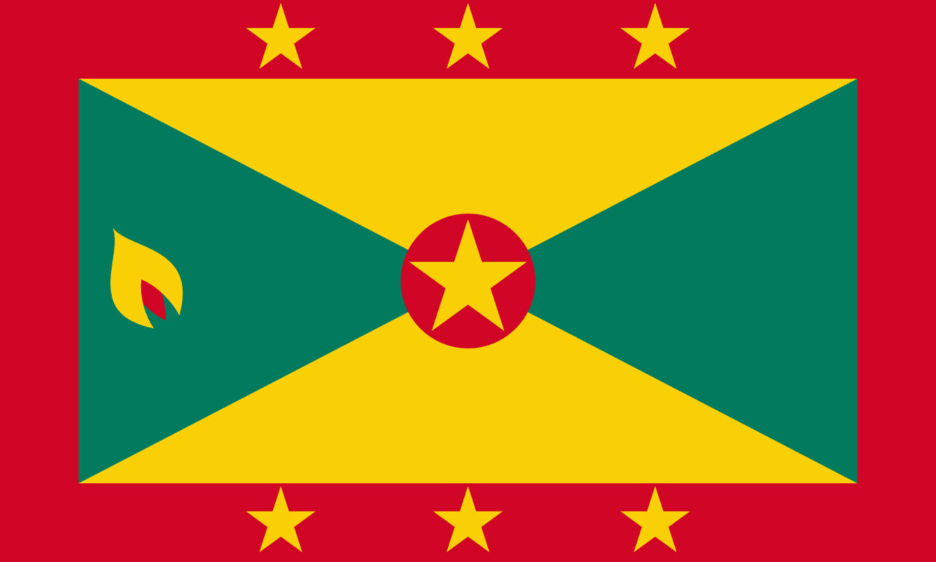 Bandiera di Grenada, simbolo delle notizie dal Paese su Innovando News