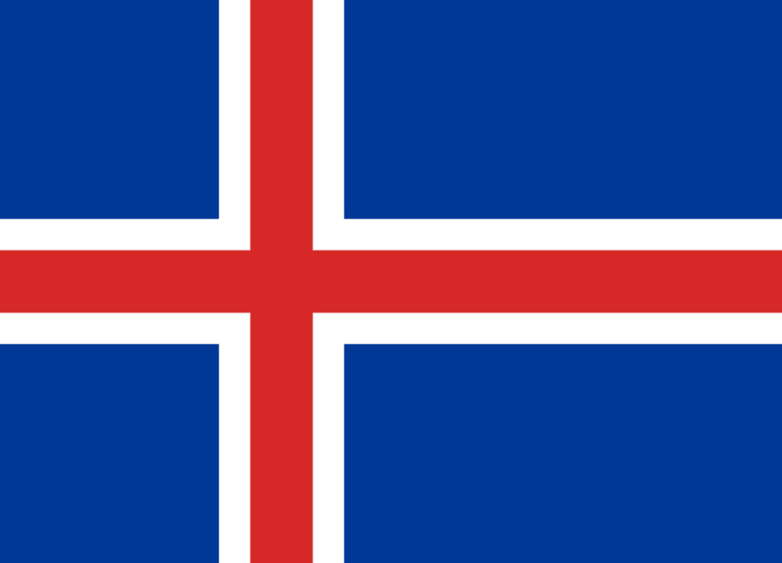 Islands flag, symbol på nyheder fra landet på Innovando News