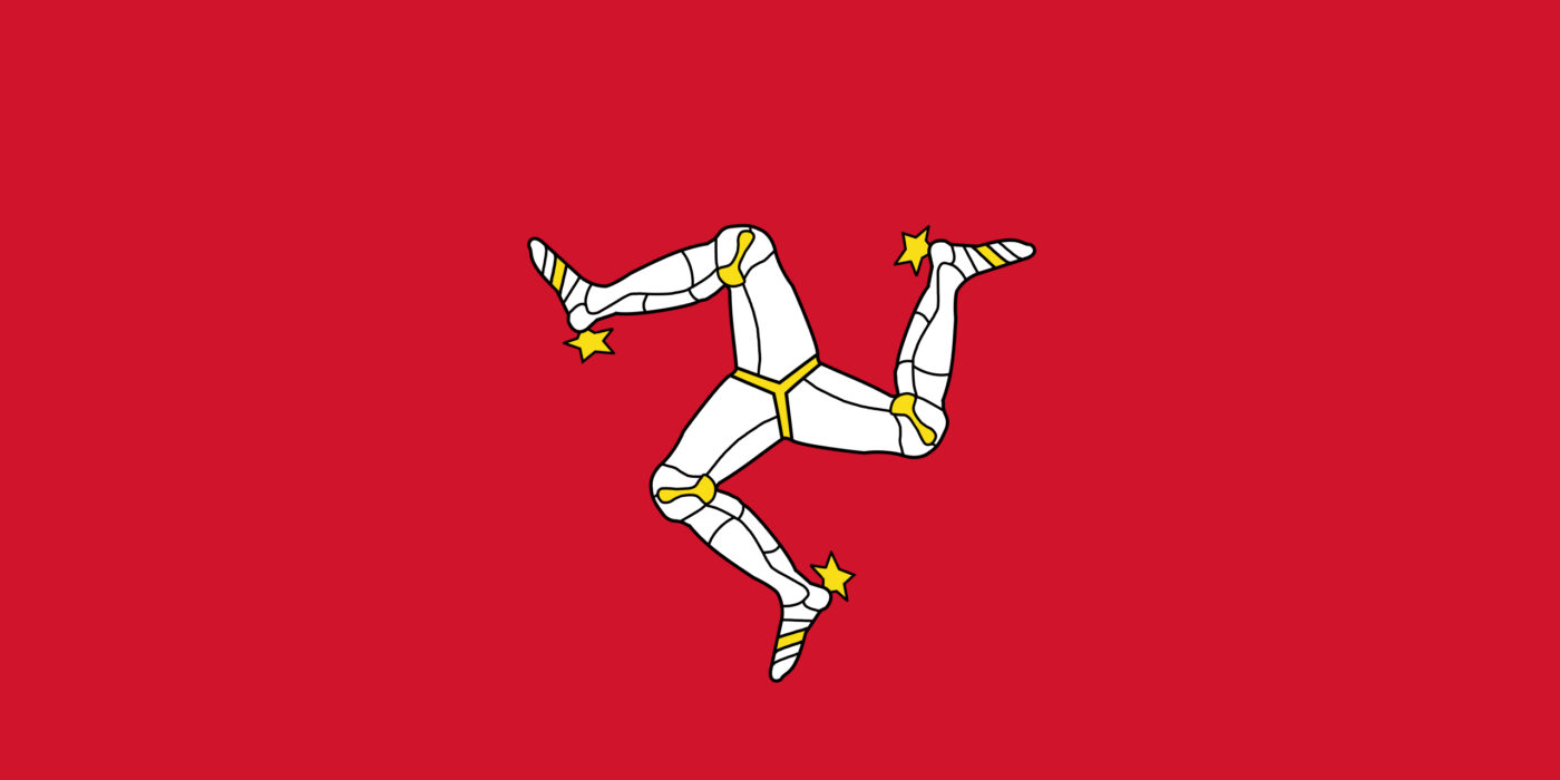 Bandiera dell'Isola di Man, simbolo delle notizie dal territorio inglese su Innovando News