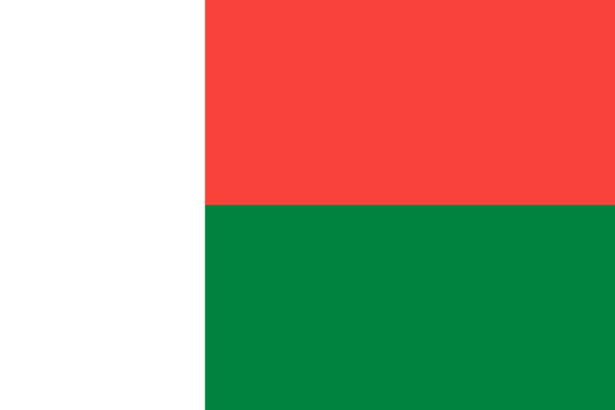 Bandiera del Madagascar, simbolo delle notizie dal Paese su Innovando News