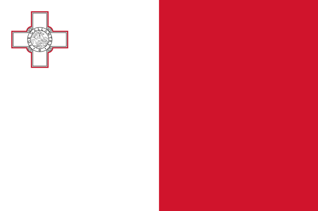 Maltas flag, symbol på nyheder fra landet på Innovando News
