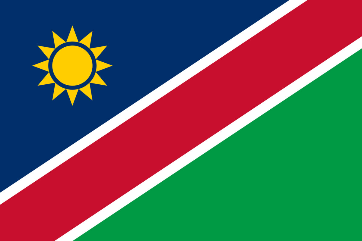 Bandiera della Namibia, simbolo delle notizie dal Paese su Innovando News