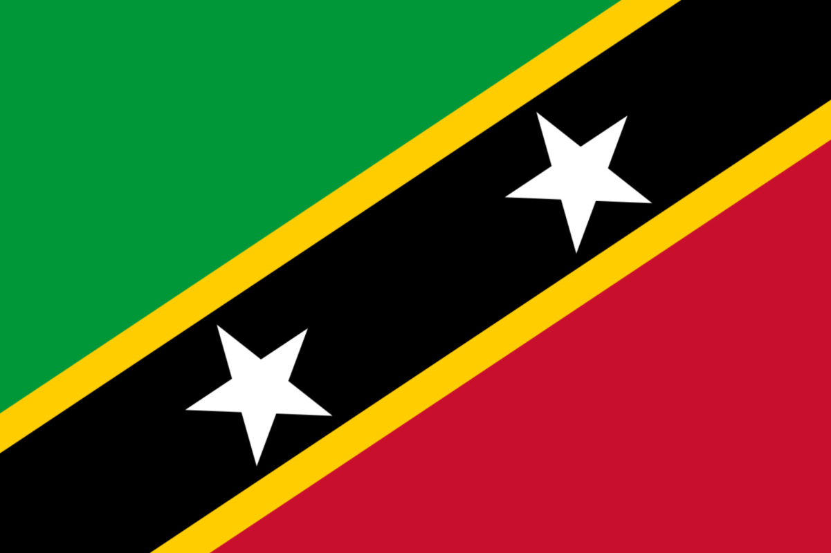 Bandiera di Saint Kitts e Nevis, simbolo delle notizie dal Paese su Innovando News
