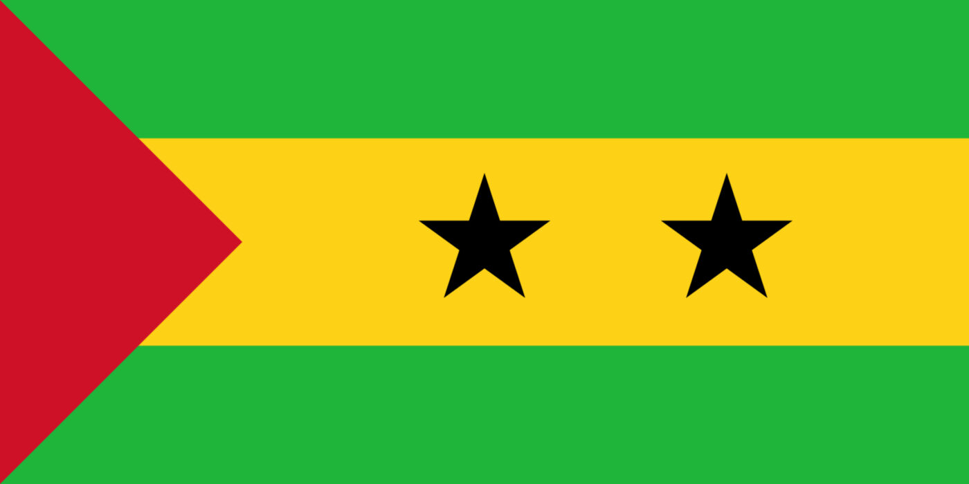 Bandiera di São Tomé e Príncipe, simbolo delle notizie dal Paese su Innovando News