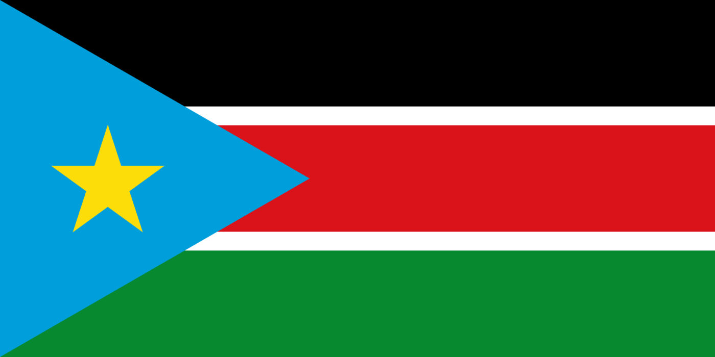 Bandiera del Sudan del Sud, simbolo della nazione e delle notizie dal Paese su Innovando News