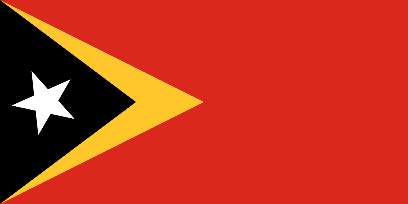 Bandiera di Timor Est, simbolo delle notizie dal Paese su Innovando News